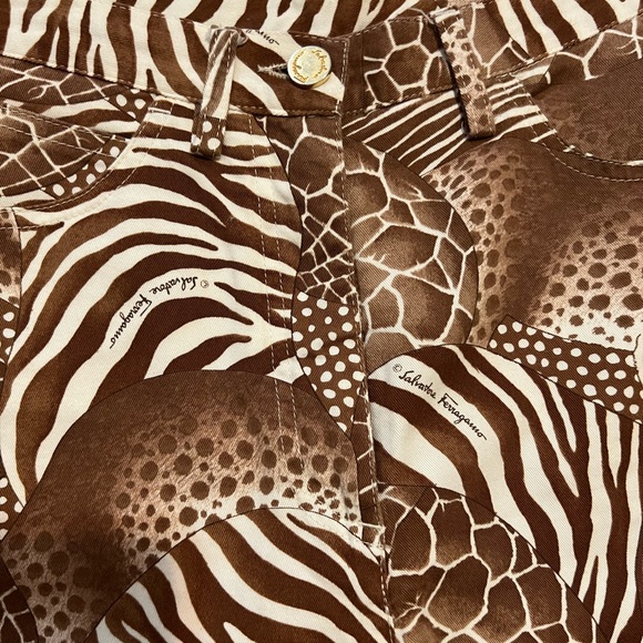 Salvatore Ferragamo animal print pants - Picture 3 of 7
